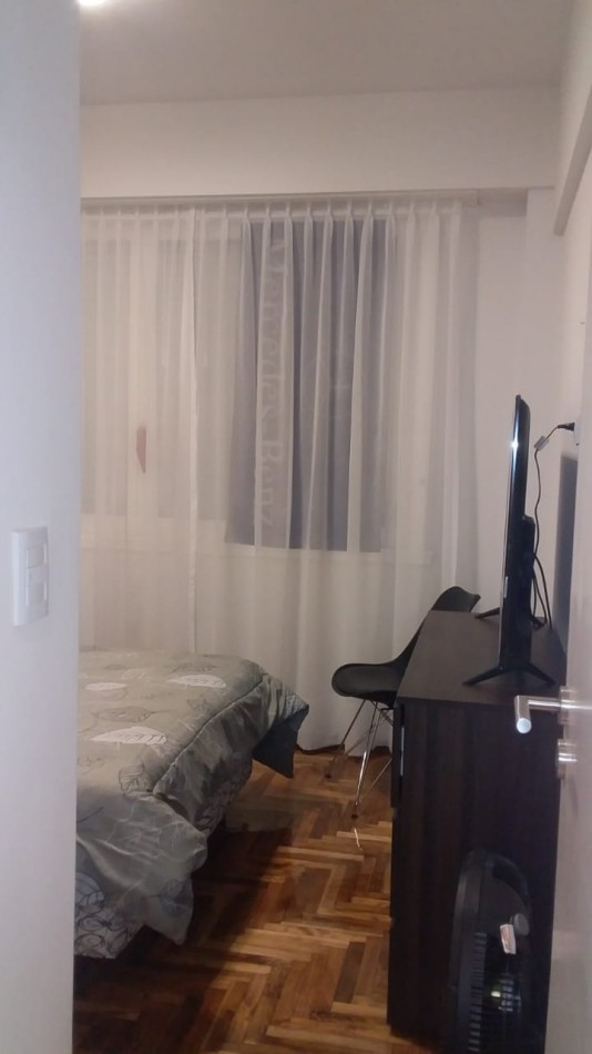 Venta de  departamendo dos ambientes con balcon y  vista al mar. 