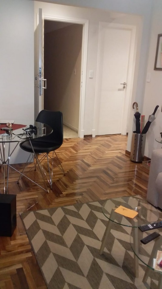 Venta de  departamendo dos ambientes con balcon y  vista al mar. 