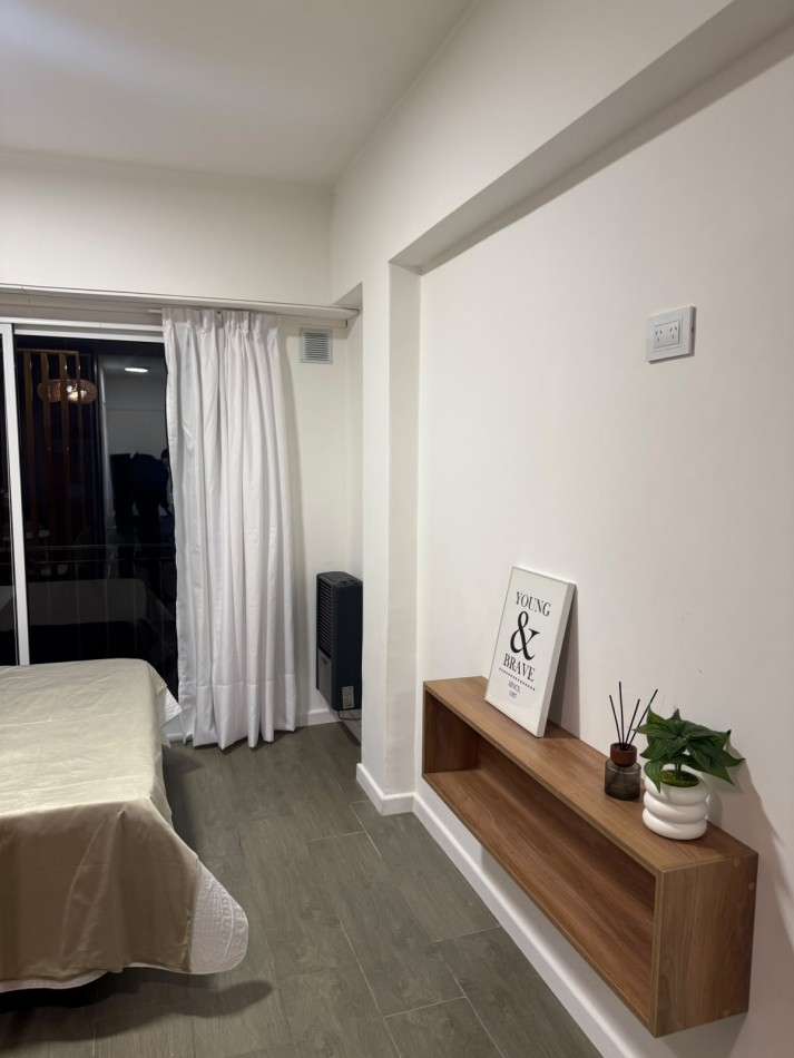 Venta de departamento monoambiente reciclado a nuevo. Totalmente amoblado
