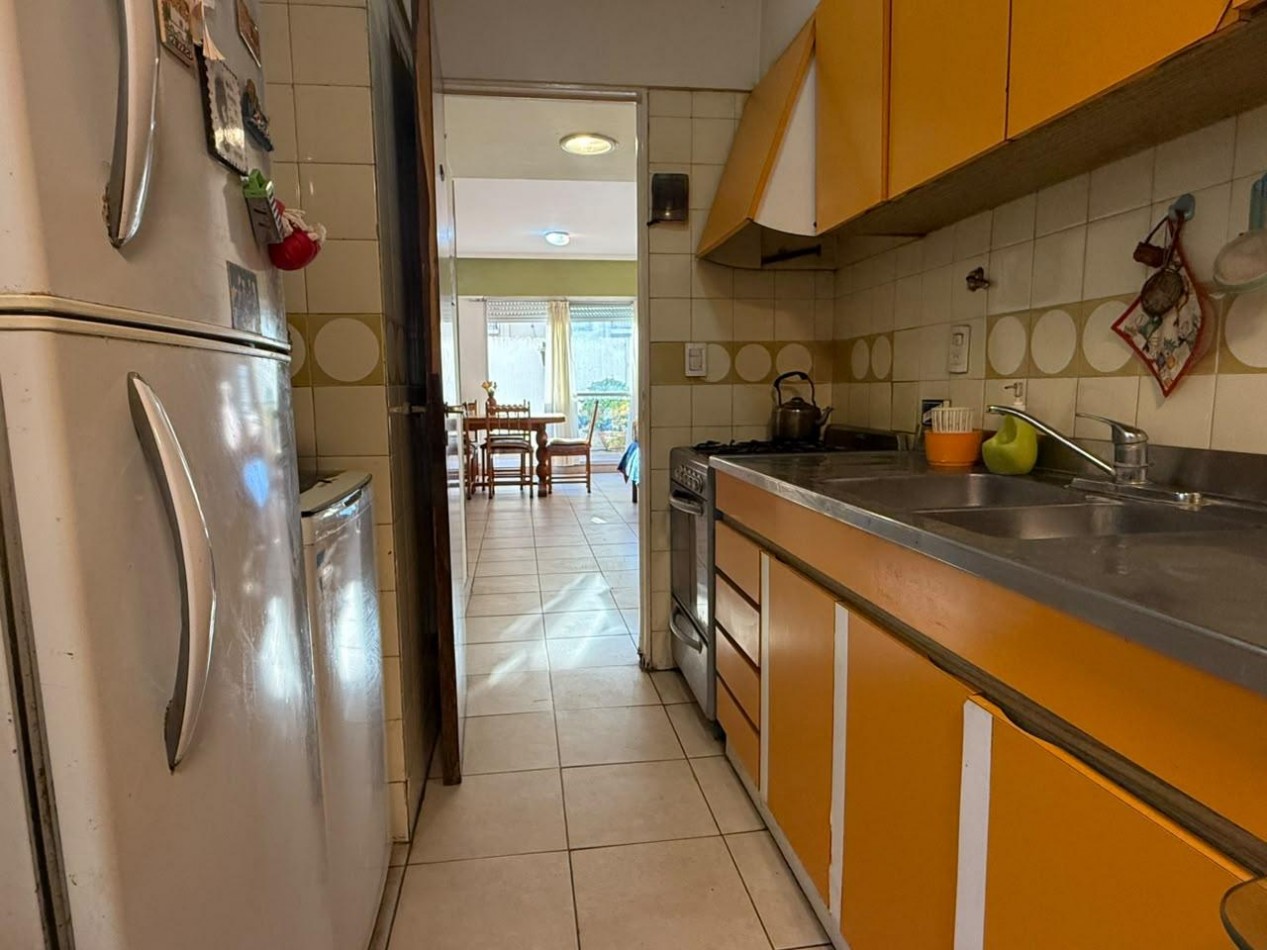 Venta de departamento 3 ambientes con dos patios- 